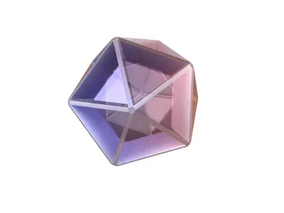 Abstract Shape v10 011 Low-poly 3D model