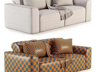 Corner Sofa Baivin Soft Light by Divan ru 3D model purchase