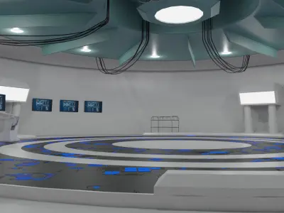 scifi room 3D model
