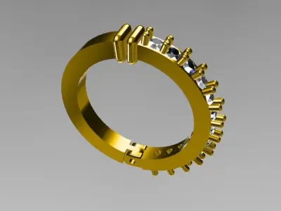 simple earring design   3D print model