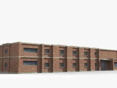 Factory xx27 Low-poly 3D model