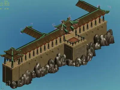 Xiqiao City Palace - Right 3D model