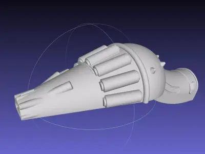 Predator 2 Netgun Printable Model 3D print model