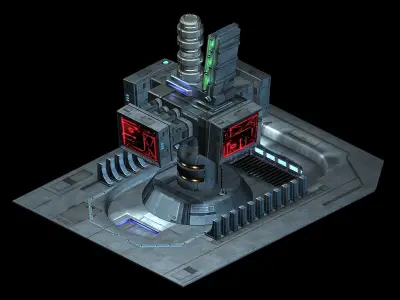 Functional mechanical object 07 3D model