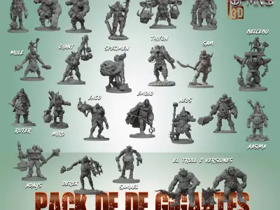  GIANTS TO PLAY ROLE GAMES 3D print model