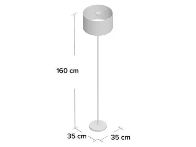 Wantage Traditional Floor Lamp Free 3D model