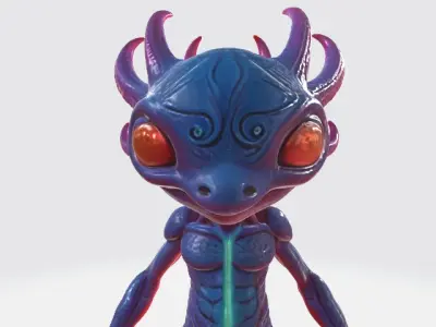 Alien creature 3D model