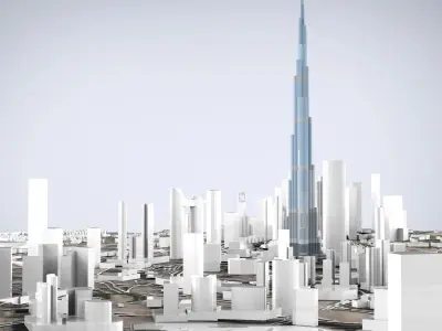 Business Bay Dubai United Arab Emirates 3D model