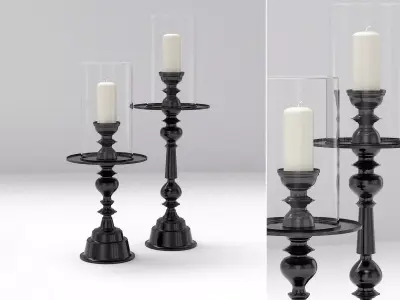 Muse Design Hurricane Candle Holders 3D model