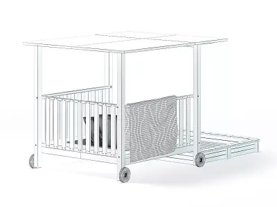 Sandbox 3D Model for children 3D model