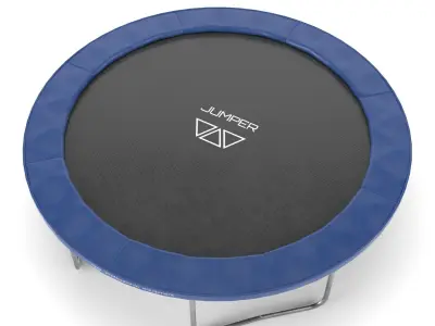 Trampoline Low-poly 3D model