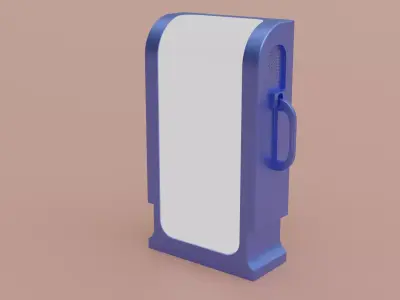 Vending machine sci-fi 3D model