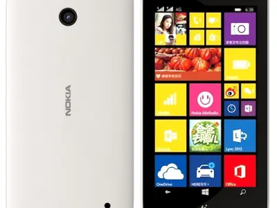 Nokia Lumia 638 White 3D model