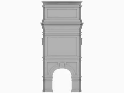 Arc de Triomphe Low-poly 3D model