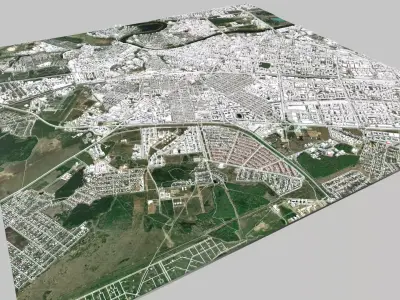 Cityscape Tyumen Russia 3D model