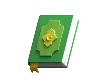 islamic quran Low-poly 3D model
