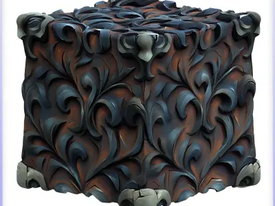 Stylized Ornaments Seamless Texture Texture