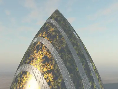 Drop Alien Spaceship 3D model