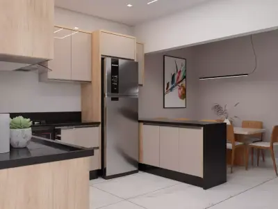 kitchen and dining  3D model