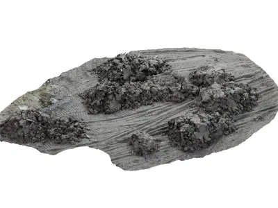 Dirt Construction Site Scan 3D model