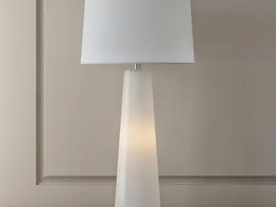 Set of 12 table lamps 3D model