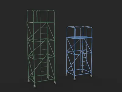 Miniart Scaffoldings 3D model