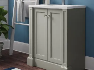 Bressyln Single Vanity Set - 4 Colour 3D model