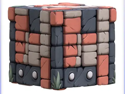 Stylized Wall Seamless Texture Texture 126