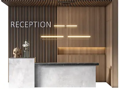 RECEPTION DESK NO1 A 3D model