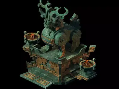 Game Model - Prehistoric Behemoth Colossus 3D model