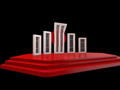 Shaheed Minar  3D Model  Free 3D model