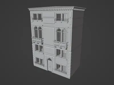 Italian house 3D model get