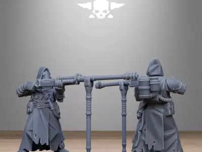 Scavenger Sanctum Infantry 3D print model
