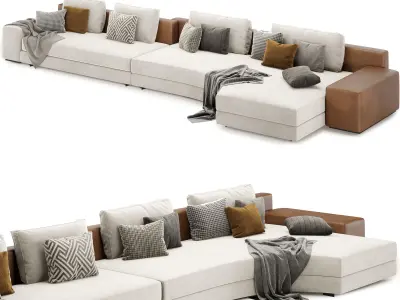 Daniels sofa set  3D model