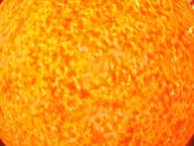 Sun Model nasa Low-poly 3D model