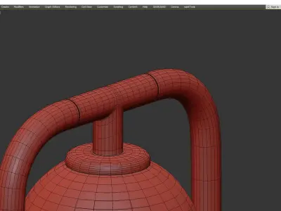 Sircle Wall Light Low-poly 3D model