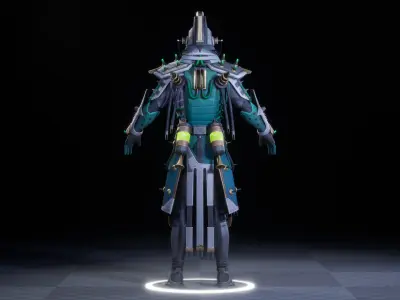 DOCTOR PUNK 3D MODEL 3D model