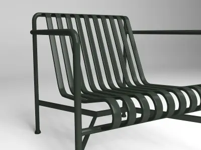 Palissade Lounge Chair Low 3D model