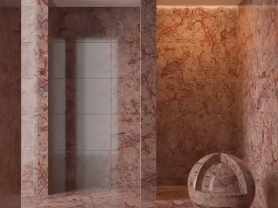 Marble wall 47 3D model