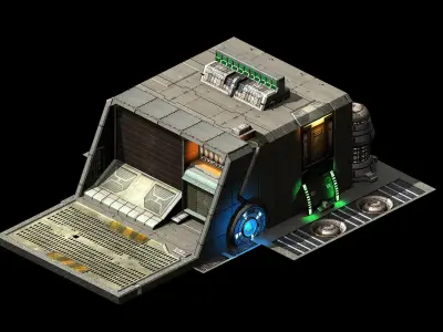 Spaceship - Gennacu 3D model