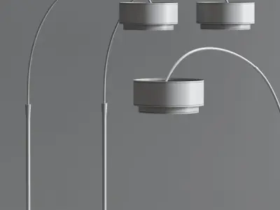 Carson Carrington Flam 81-inch Arch Floor Lamp 3D model