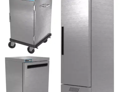 Kitchen equipment Viktor heated trolley Williams freezer 3D model