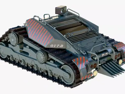 Military Tactical Sapper 017B M1 3D model