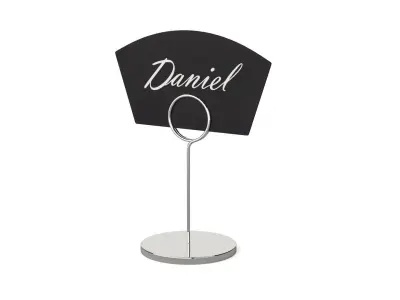 Table Card Holder 3D model