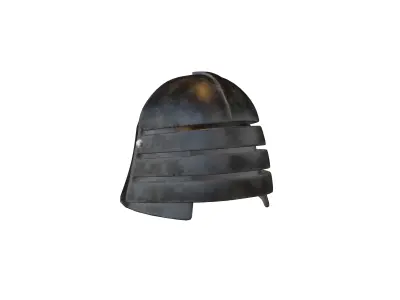 War Helmet V1 006 Low-poly 3D model
