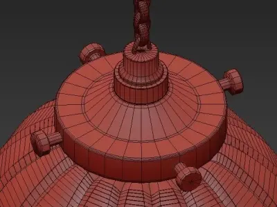 Pentant lamp glass 3D model