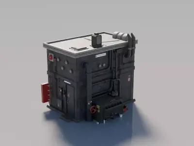 Cyberpunk House 5 3D model