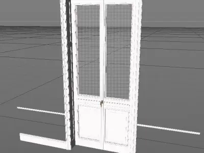 old window  Free 3D model