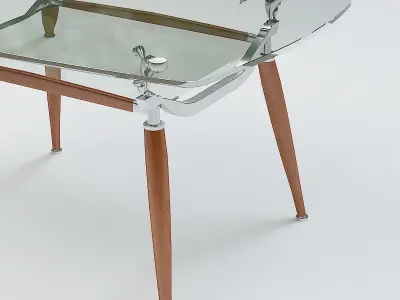 Glass Table 3D model 3