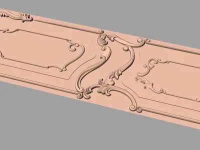 3D carved model furniture 3D design used for artcam aspire E791 3D model
